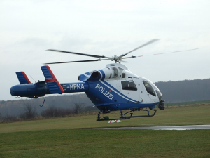 Hubschrauber-Polizei