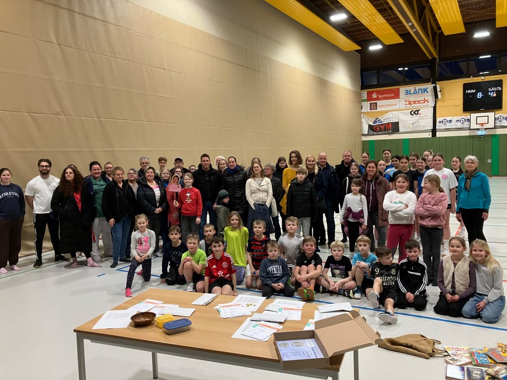 Sportabzeichen 2025 Gruppenfoto